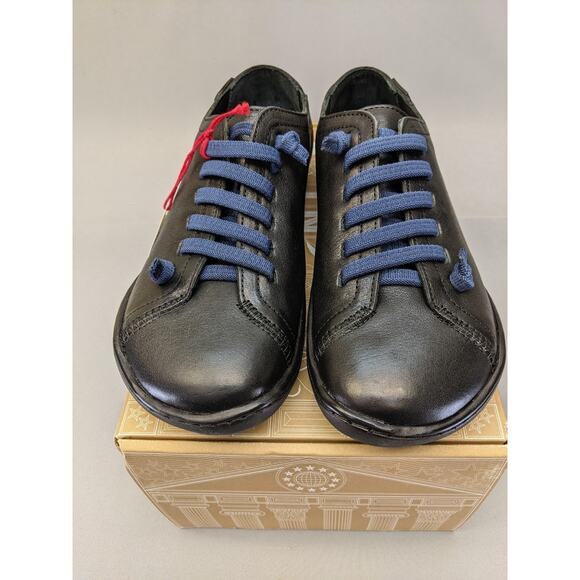 Camper Peu Cami Black 20848-218 Lace Up Nubuck Shoes Women’s US Size 5 - Picture 5 of 9